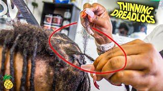 How To Fix Thinning Dreadlocks // FAST TUTORIAL