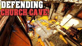 Defending Church The Day We Moved In! + Lunar Defense?! | Ark PVP Official E7