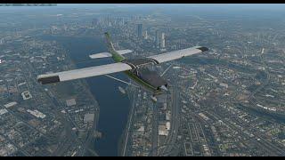 X-Plane 11 Airfoillabs Cessna 172SP - KBOS Boston Logan International Airport to Manchester