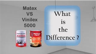 Nippon's Matex Emulsion Vs Vinilex 5000 Paint Review