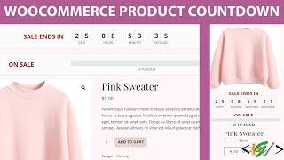 How to Add Woocommerce Product Countdown in Products | Set Different Countdown Timer on each Product