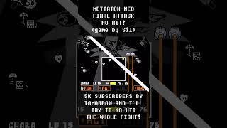 THIS METTATON NEO HAS AN INSANE FINAL ATTACK! #undertale #undertaleau #short