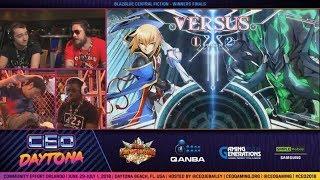 CEO 2018 BB:CF - Fame96 (Susanoo) Vs. CAG | Fenritti (Jin) BlazBlue: Central Fiction Winners Finals