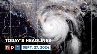 Helene Now A Tropical Storm As It Continues North | NPR News Now