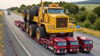 Extreme Dangerous Transport Skill Operations Oversize Truck | Biggest Heavy Equipment Machines