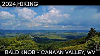 Hiking Bald Knob Trail in Canaan Valley West Virginia - August 2024