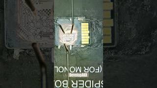 MicroSD data recovery using a digital microscope & PC3000 Spider Board