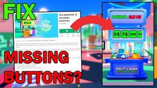 (FIX  ) How to Fix MISSING DONATION BUTTONS in Pls Donate 