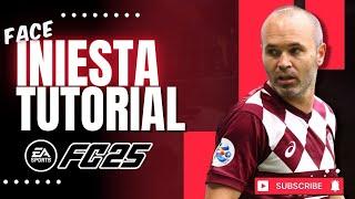 FC25 | INIESTA 2024 | FACE TUTORIAL | ROSTRO CRANIUM | COMO CREAR A ANDRES INIESTA