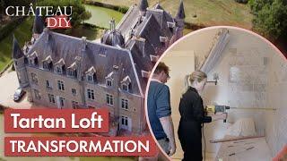 Tartan Apartment Renovation for a Special Chateau Guest | Chateau DIY