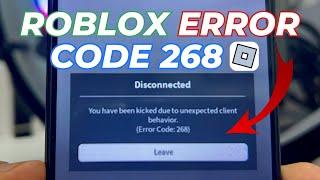 How to Fix Roblox Error Code 268 on Mobile 2024