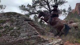 Teaching a Horse to Climb Rocks- Klay Klemic of Rising K Ranch