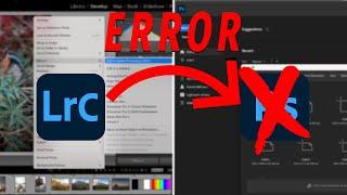 Fix this ERROR | Edit in PHOTOSHOP from Lightroom Classic and Photoshop Beta