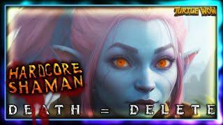 Turtle WoW - Hardcore ️ Death = Delete Troll Shaman #classicwow #vanillawow  #turtlewow