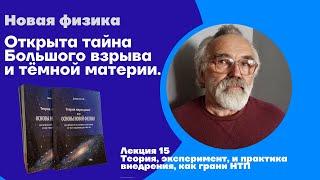 Новая физика. Лекция 15 Теория, эксперимент, и практика внедрения, как грани НТП