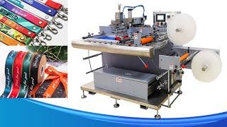 Roll to Roll Screen Printing Machine for Ribbons