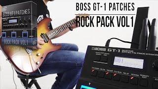 Boss GT-1 Patches | Rock Pack vol1 | Playthrough Demo