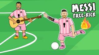 MESSI FREE-KICK (Inter Miami vs Porto Club World Cup 2025 2-1 Goals Highlights)