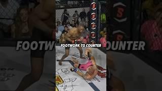 Your footwork can set up a lot of situations for you #boxing #mma #kickboxing #ufc #muaythai #combat