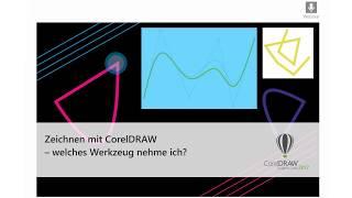 Zeichnen mit CorelDRAW – welches Werkzeug nehme ich?