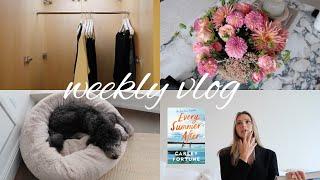 week in my life vlog: pre travel, fall shopping, what I'm reading & more!