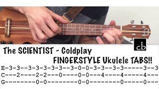 THE SCIENTIST (Coldplay) FIGERSTYLE Ukulele TUTORIAL