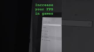 Increase your FPS in Games    #gaming #FPS #computerhelp