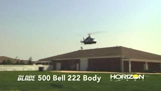 Bell 222 Body Kit for Blade 500 Helicopters