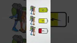 Italian Brainrot Final Boss Amazing Battery Drawing Mood Test Game #ytshorts #trending #art