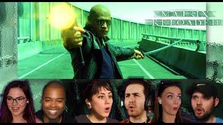 Morpheus vs The Twins | Matrix Reloaded (2003)   - Best Reactions Compilation