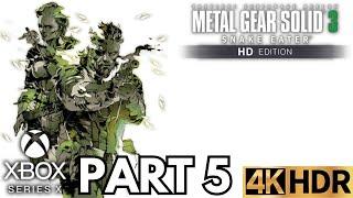 Metal Gear Solid 3 Snake Eater HD Gameplay Walkthrough Part 5 | Xbox Series X|S Xbox 360 | 4K HDR