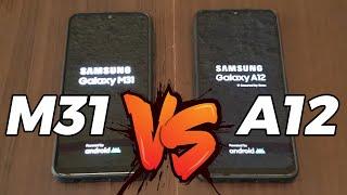 Samsung Galaxy M31 vs Samsung Galaxy A12 | Antutu Benchmark & Camera Test | Stupid Comparison - #164