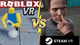 Roblox Edgeworks vs Steam Boneworks | VR Games