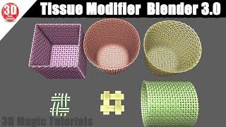 Blender 3.0 - Tissue Modifier | Tissue Add-on