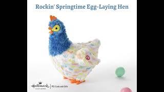 Hallmark's Rockin' Springtime Egg-Laying Hen