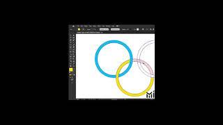 How To Draw Olympic Games Logo In Adobe Illustrator #shorts