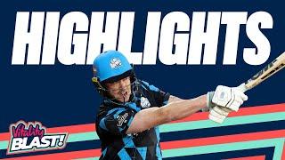 Hose Smashes 9️⃣5️⃣ from 51 balls | Nottingham vs Worcestershire - Highlights | Vitality Blast 2025
