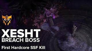 Xesht, Breachlord Boss — 1st Hardcore SSF kill in Path of Exile 2