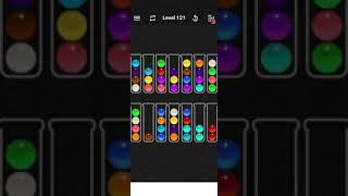 Ball sort color water puzzle level 121