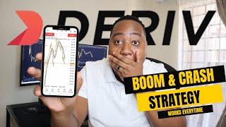 Use this POWERFUL DERIV BOOM & CRASH STRATEGY TO TRADE 247/7 even on WEEKENDS !!