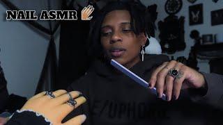 ASMR | Guy Does your NAILS while half asleep [Chill af]