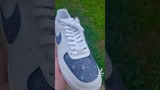 Custom Galaxy Air Force 1s #shorts #galaxycustom #galaxyaf1 #customshoes #customaf1 #customairforce1