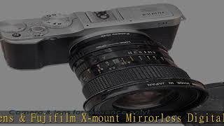 Fotasy FD Lens to Fuji X Adapter, Canon FD Lens to Fujifilm X Mount Adapter, Compatible with Fujifi