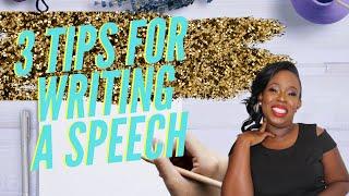 3 Tips for Writing A Wedding Speech / Wedding Toast