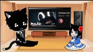 my wife and oc au Markus react to cartoon cat song "outrun this cat by mautzi ft Connor crisis