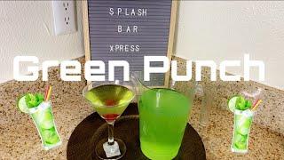 Green Martini Punch | Alcohol | Martini | Quick Punch