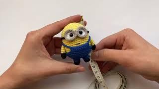 Minion amigurumi de 7cm!! (free pattern esp - ing)