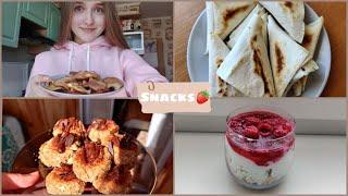 ВКУСНЫЕ И ПОЛЕЗНЫЕ ПЕРЕКУСЫ// ПП перекусы// Чем перекусить?