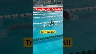 Single Arm Fly Drill: Build Strength & Technique #butterfly #swimming #swim