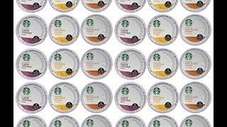 30 Count   Starbucks Variety Coffee K Cups For Keurig Brewer   Veranda, Pike Place, Caffe Verona